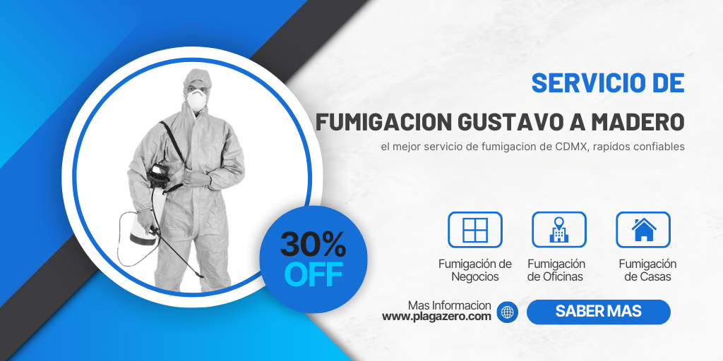 5 SERVICIO DE FUMIGACION EN GUSTAVO A MADERO
