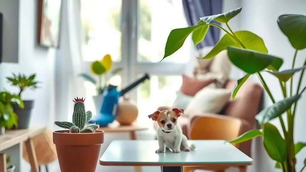 An image illustrating Fumigación segura para la protección de mascotas y plantas