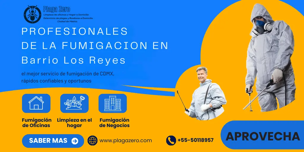 PROFESIONALES DE LA FUMIGACION EN Barrio Los Reyes