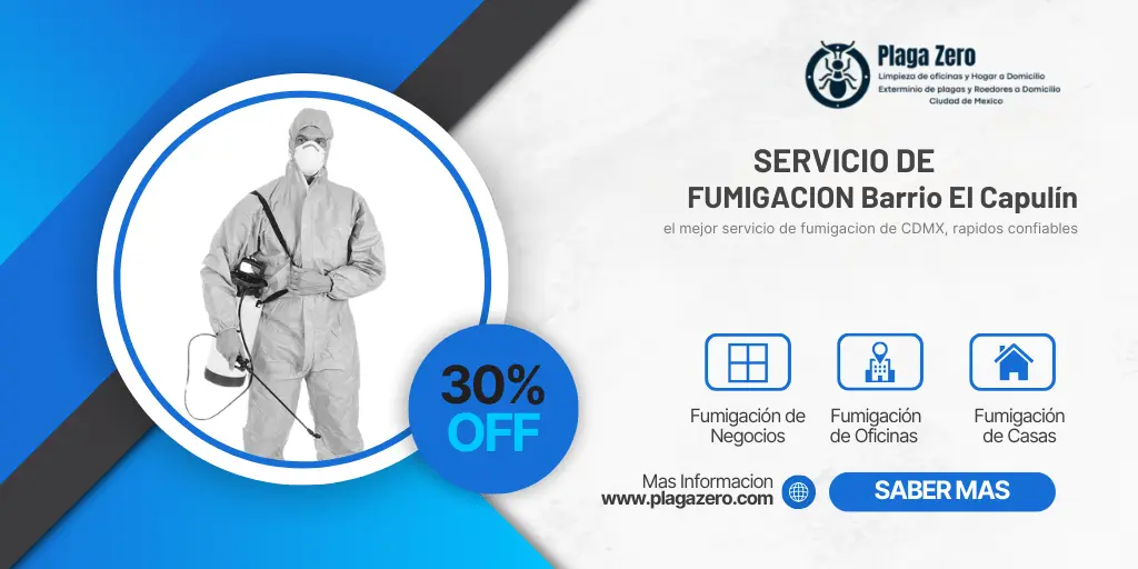 SERVICIO DE FUMIGACION Barrio El Capulín